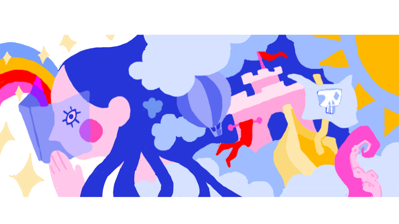 Colorful fantasy illustration