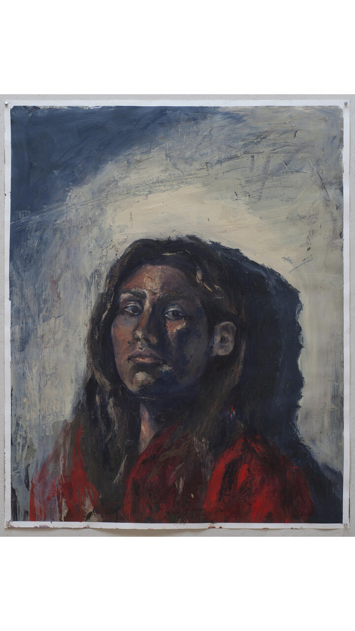 Self portrait painting
