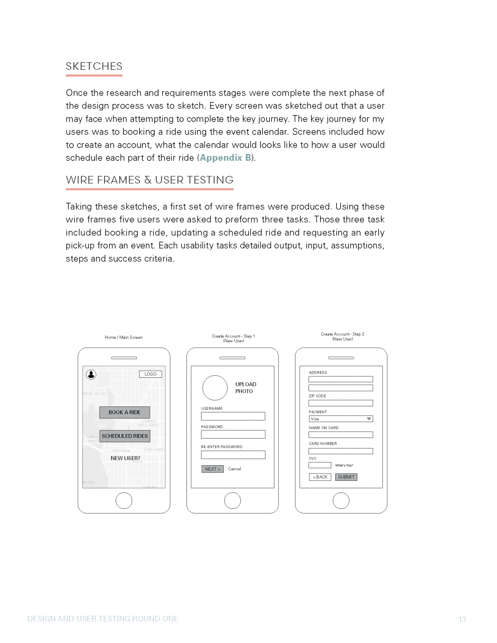 UX Design Mobile App Presentation