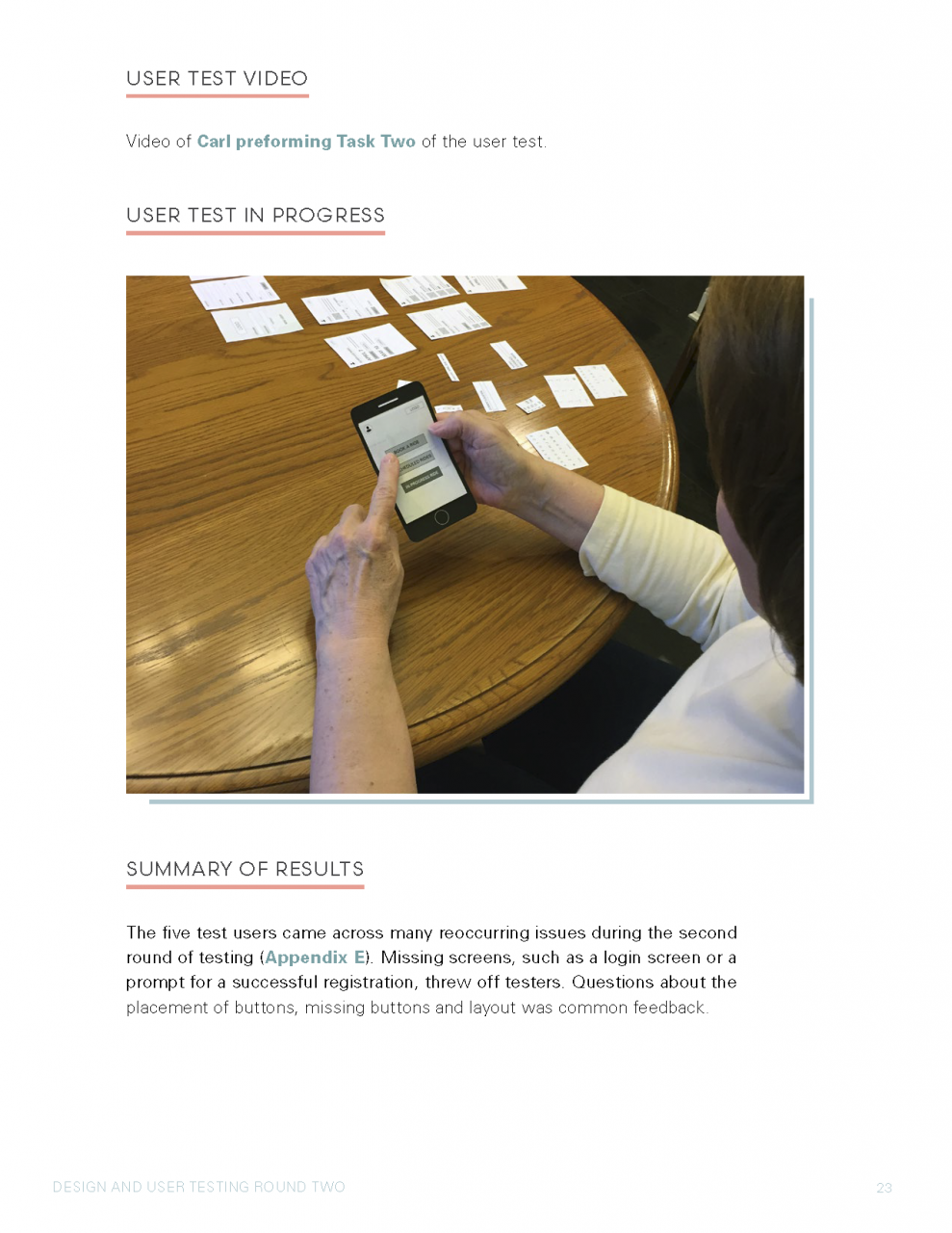UX Design Mobile App Presentation