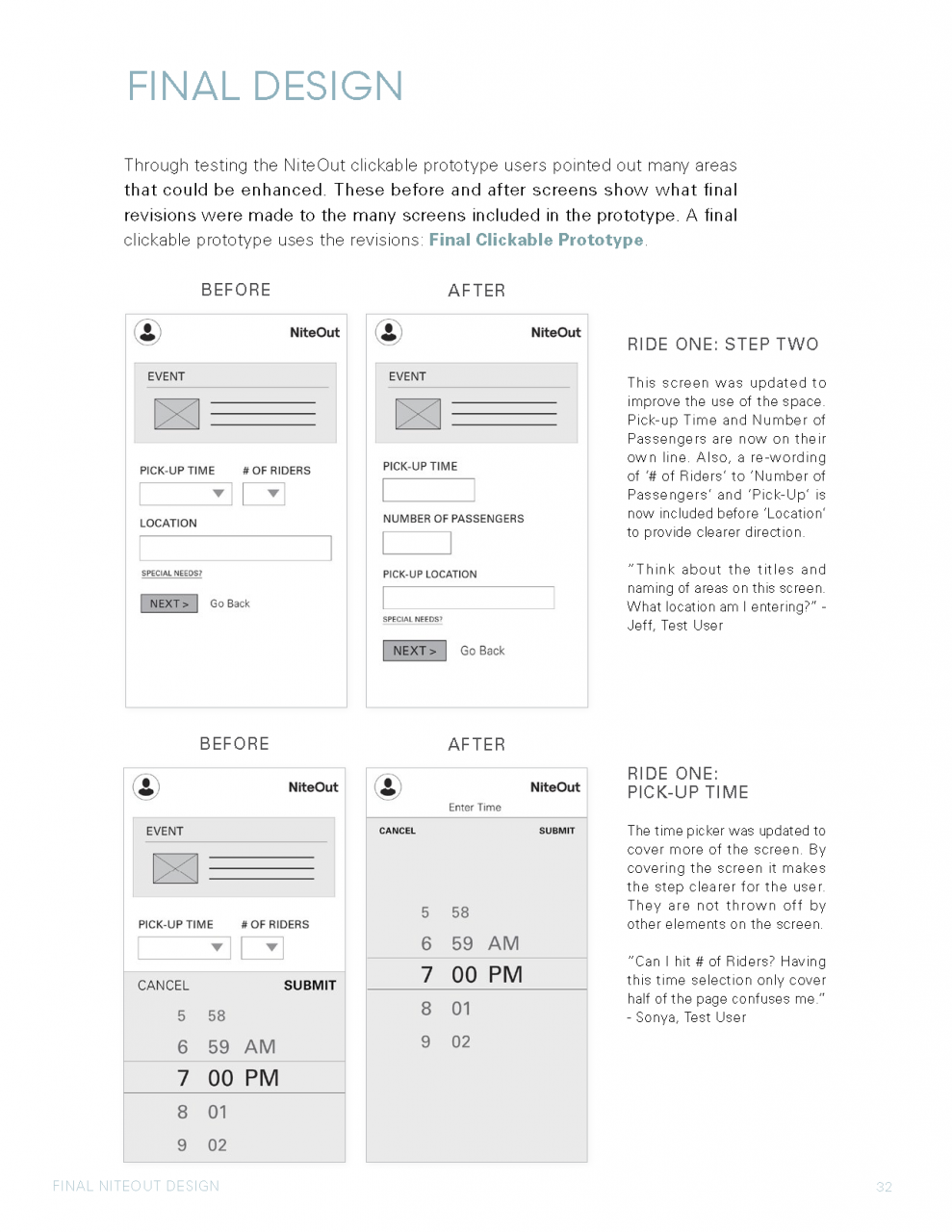 UX Design Mobile App Presentation