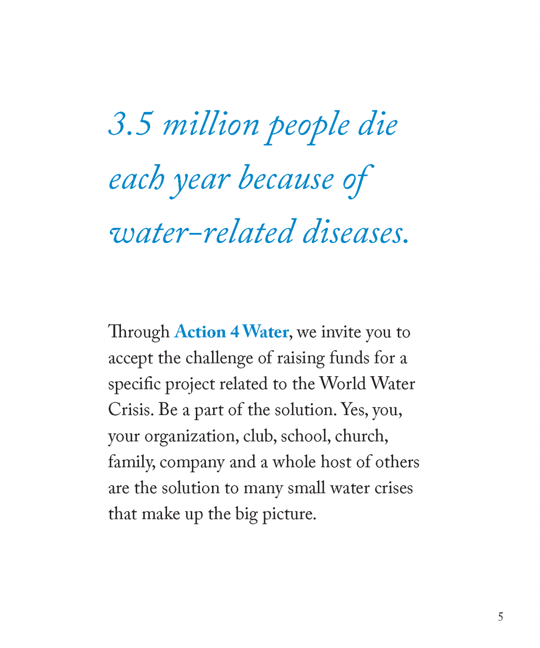 Walk for Water Project