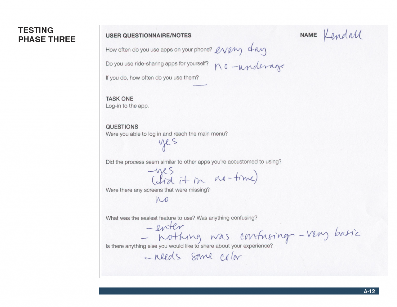 Ride Sharing for Children UX Design