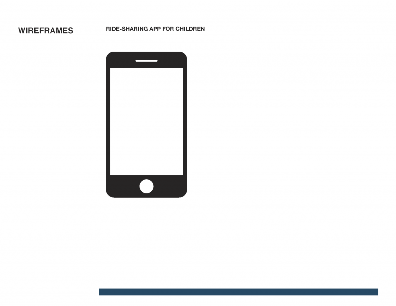Ride Sharing for Children UX Design