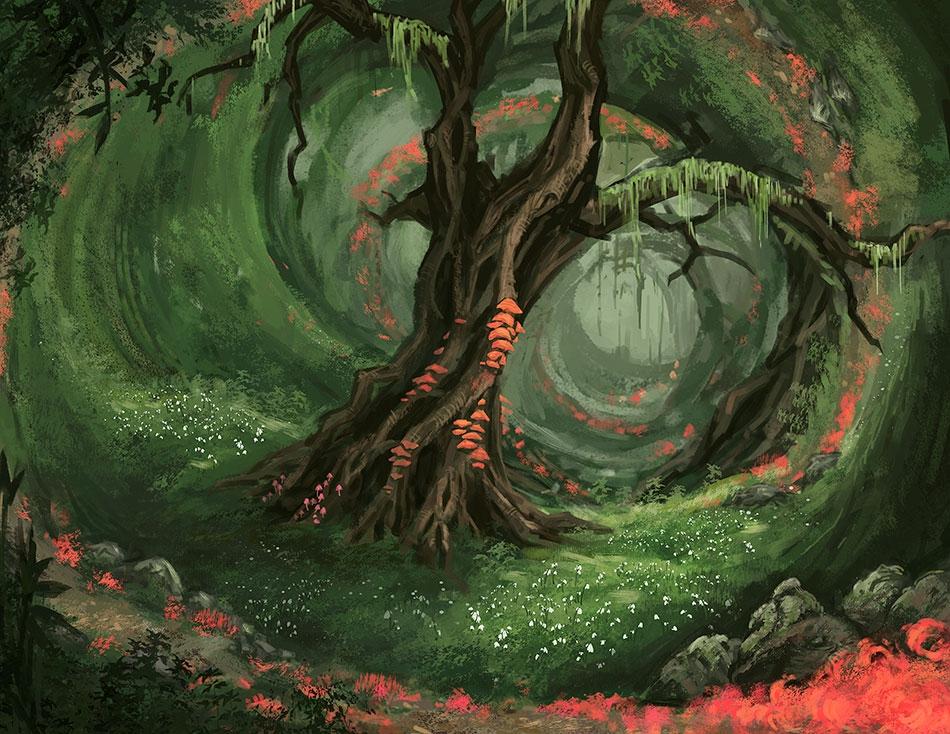 "Spiral Grove" by Clara Dart.