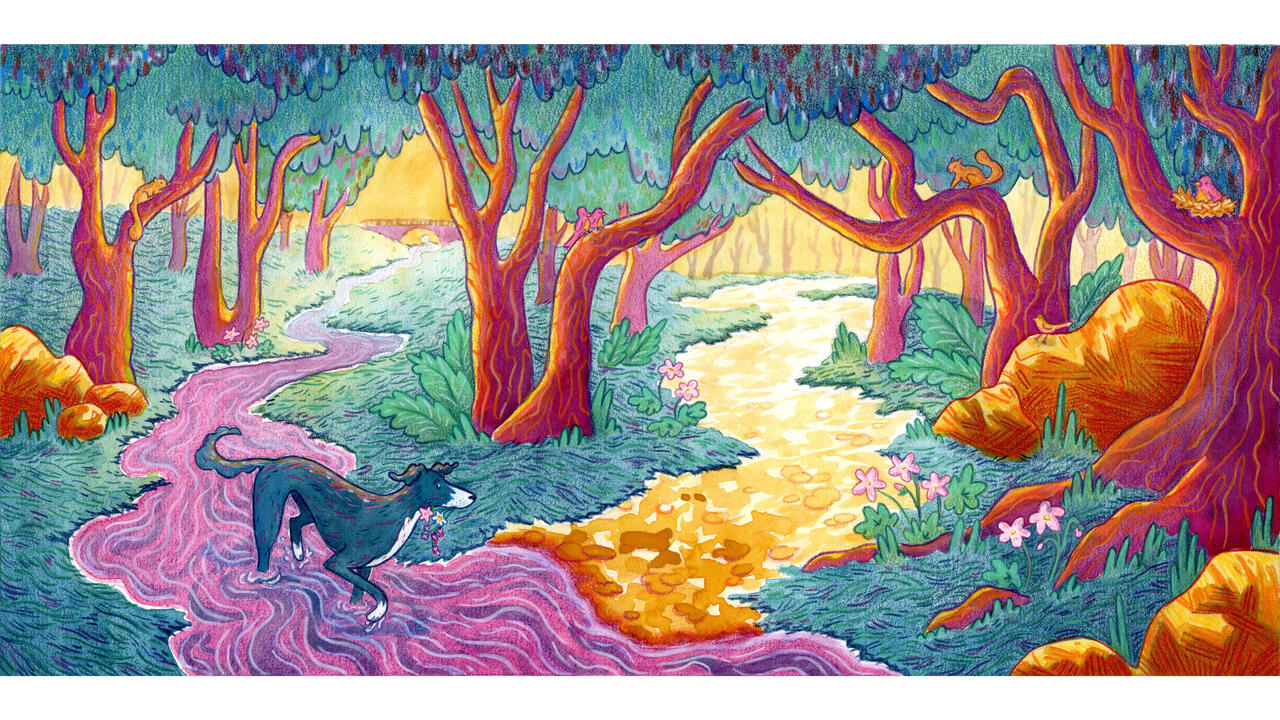 Landscape illustration by Kaila Larson