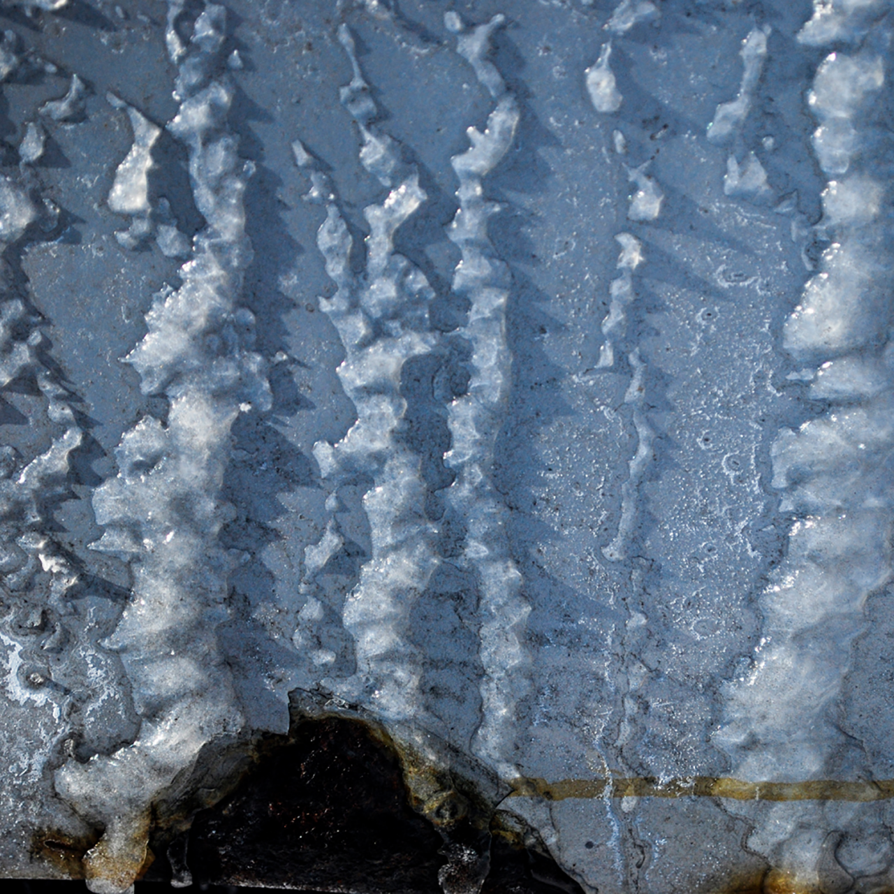 Icicle photography series with close up imagery. 