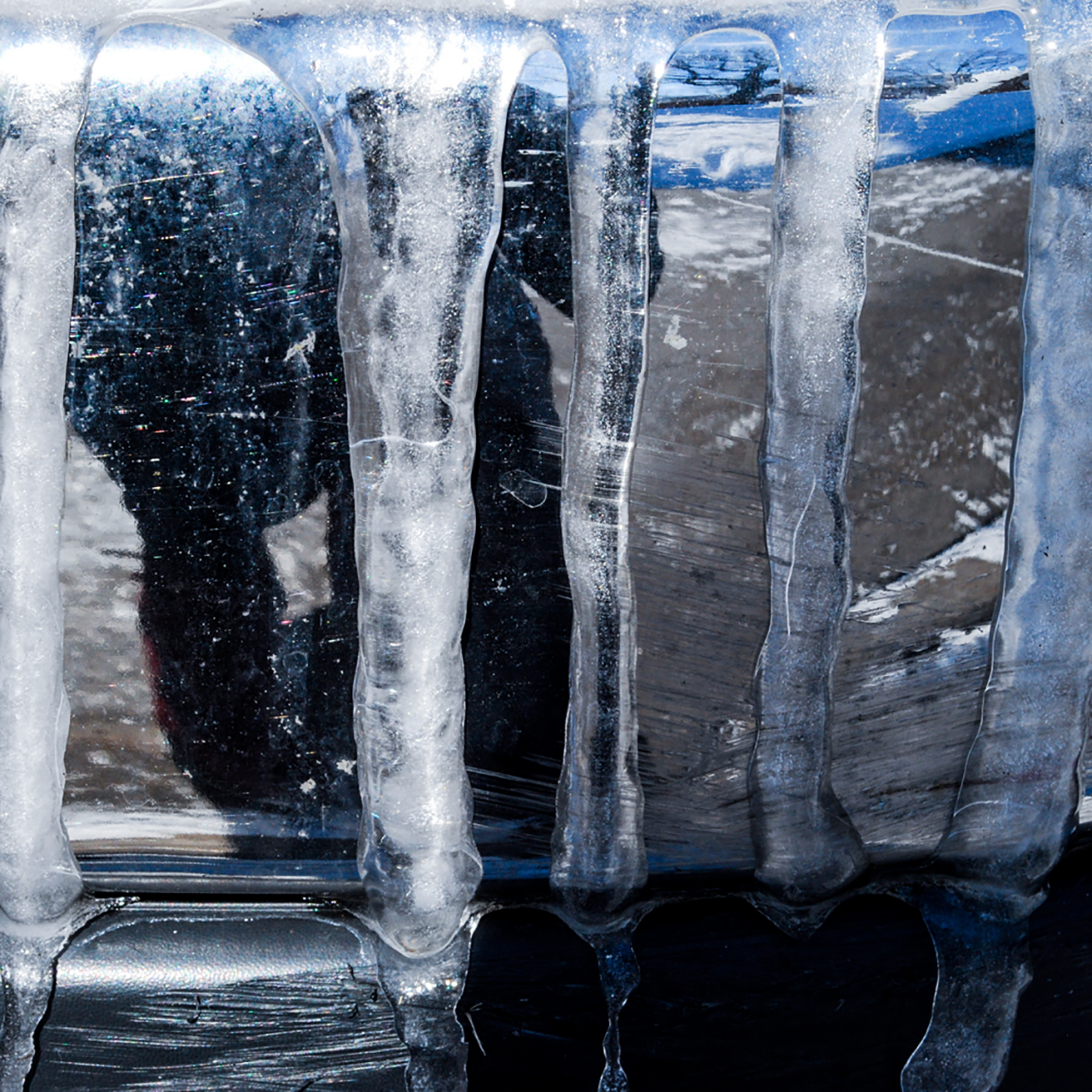 Icicle photography series with close up imagery. 
