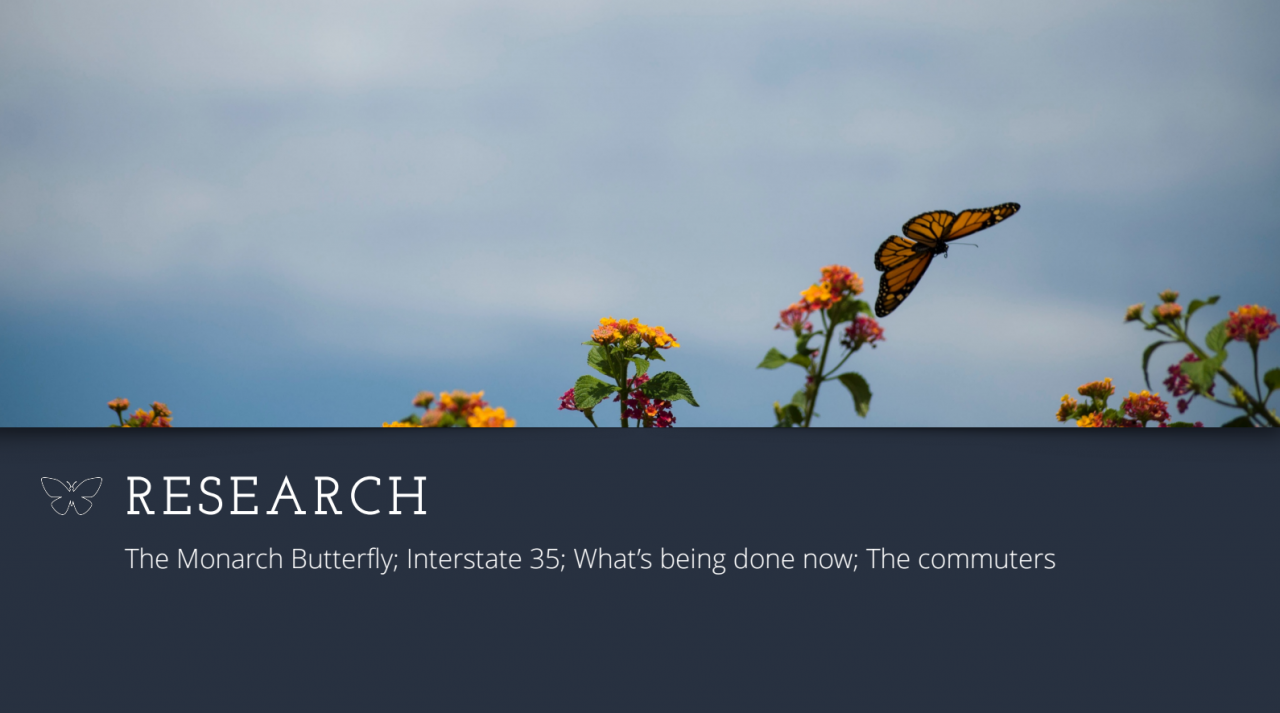 Presentation for "The Monarch Butterfly Highway."