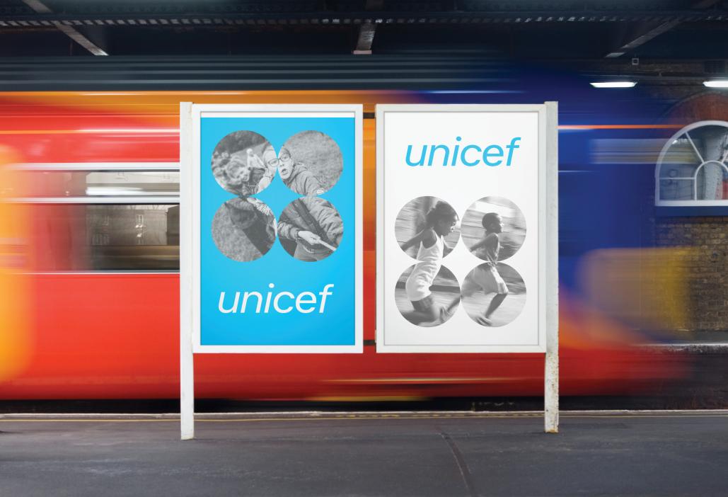 unicef display at subway station by Nathan Riebel.