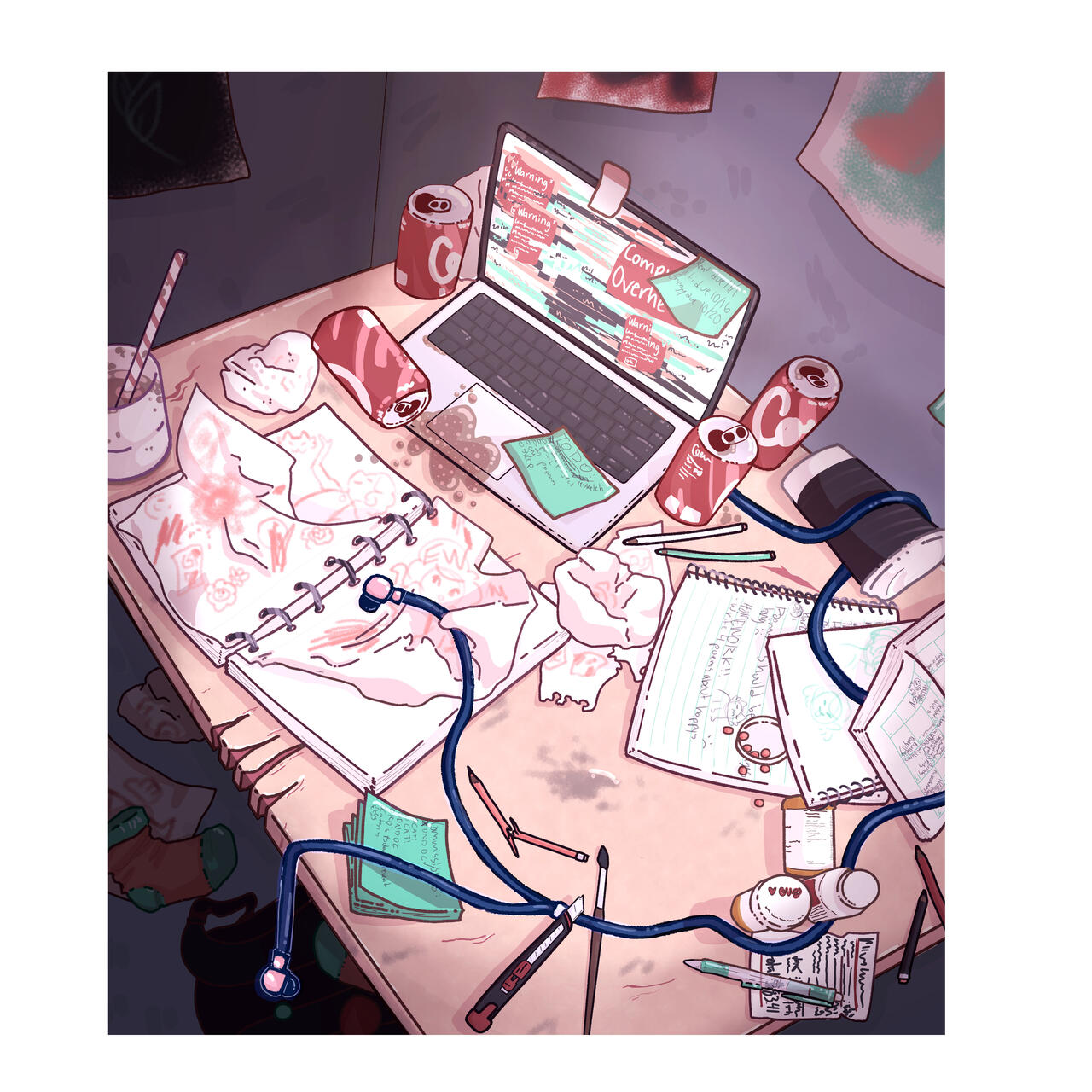 To be Human Illustration by Kenzie Mustonen