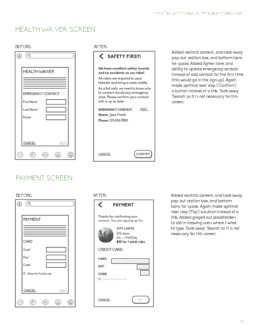 City Cycling App Design Presentation