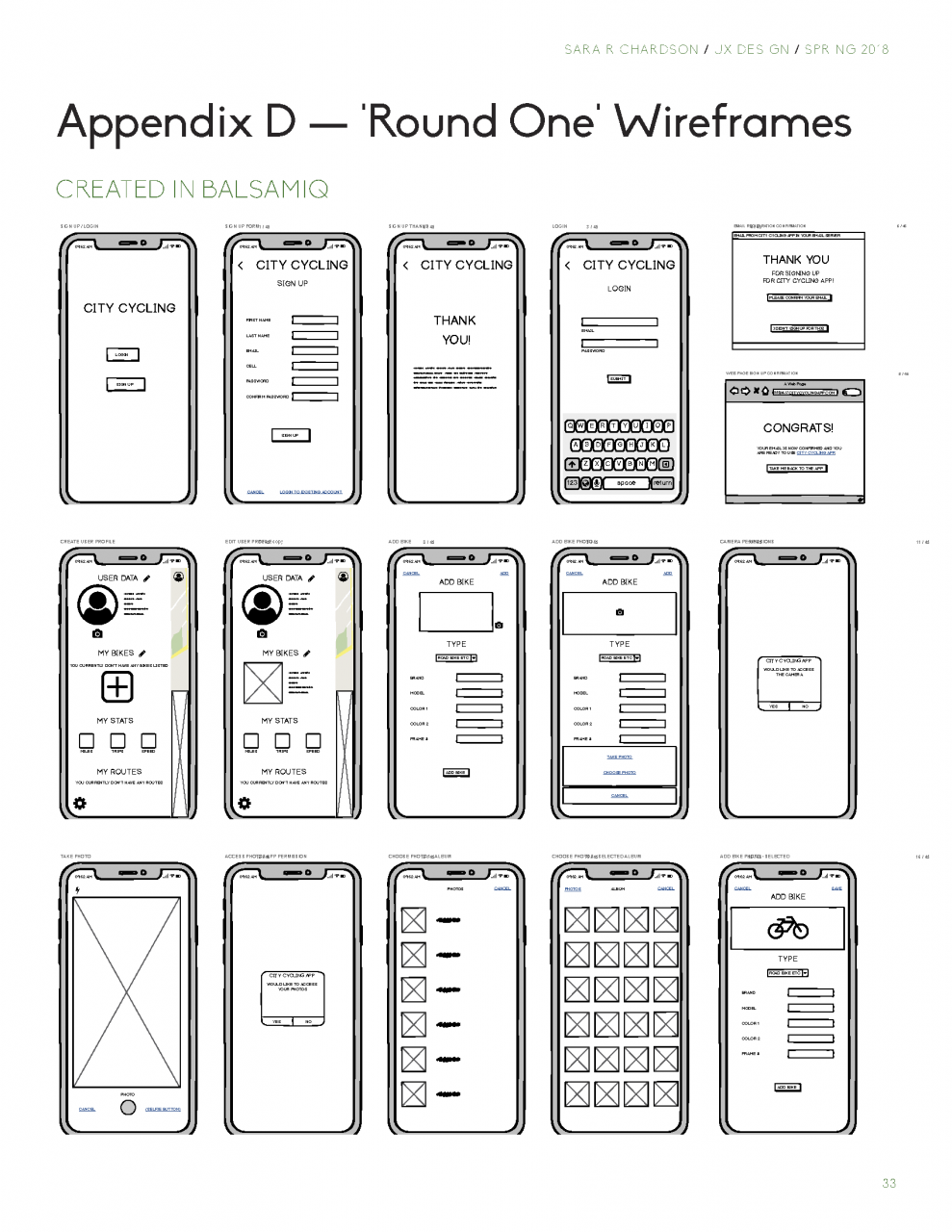 City Cycling App Design Presentation