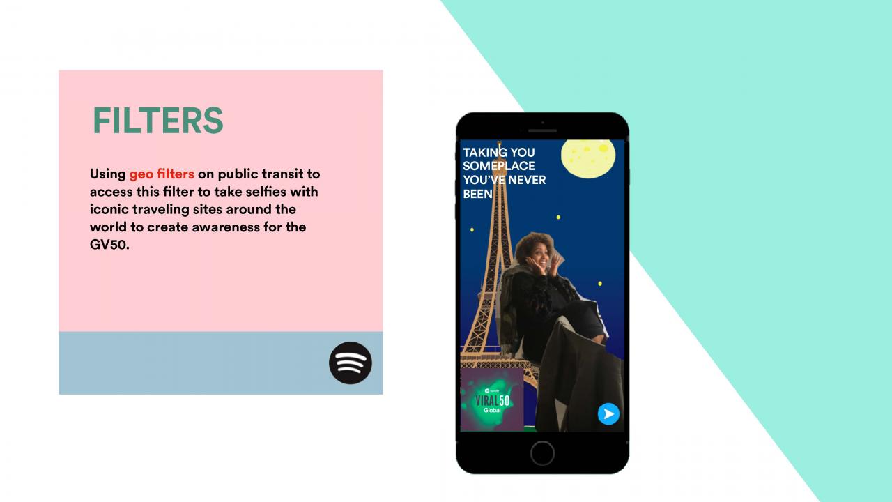 Advertising concept for Spotify emphasizing escapism. 