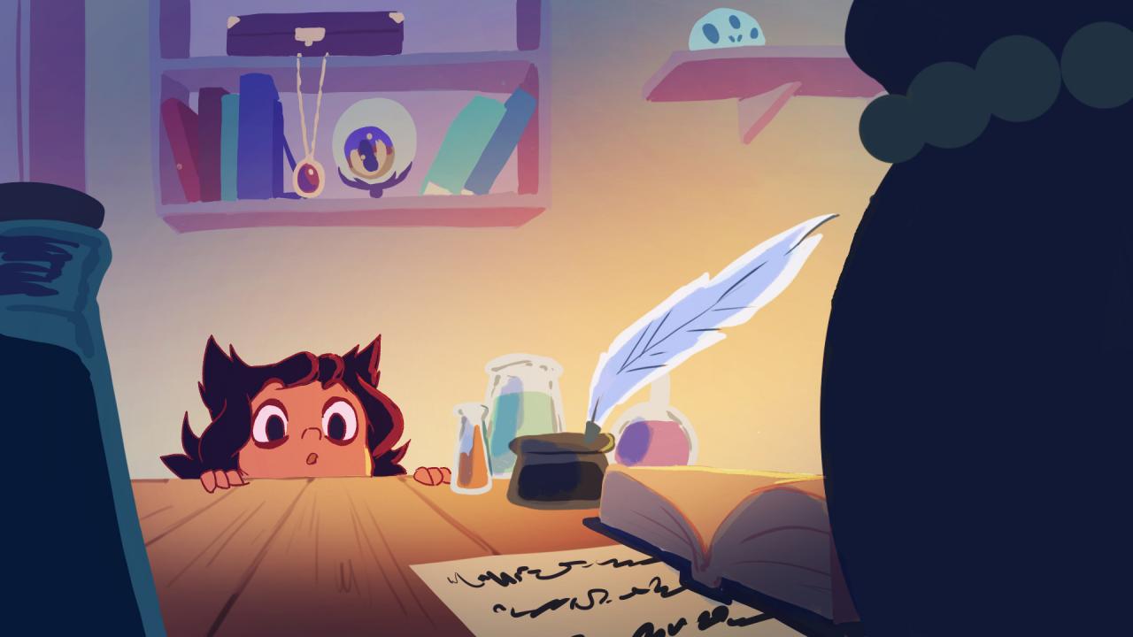 Animation project pitch about a witch, her daughter, and their familiars. 