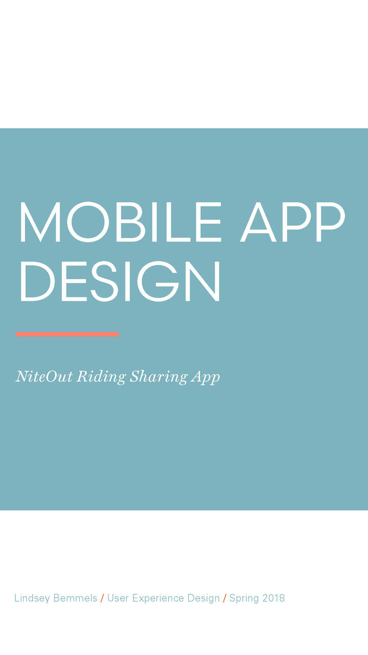 UX Design Mobile App Presentation