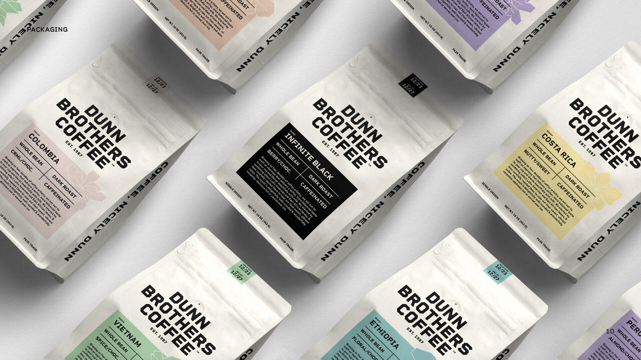 Identity Graphic Design Project of Dunn Brothers Coffee