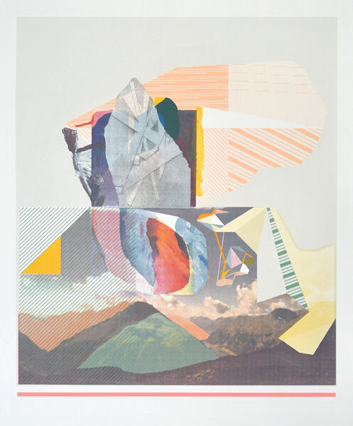 Art print series for Ghostly International, Il Fuorn, Screen print, 2011