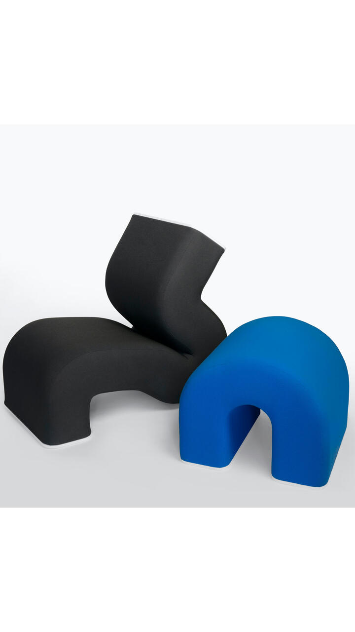 Black and Blue Furniture Design