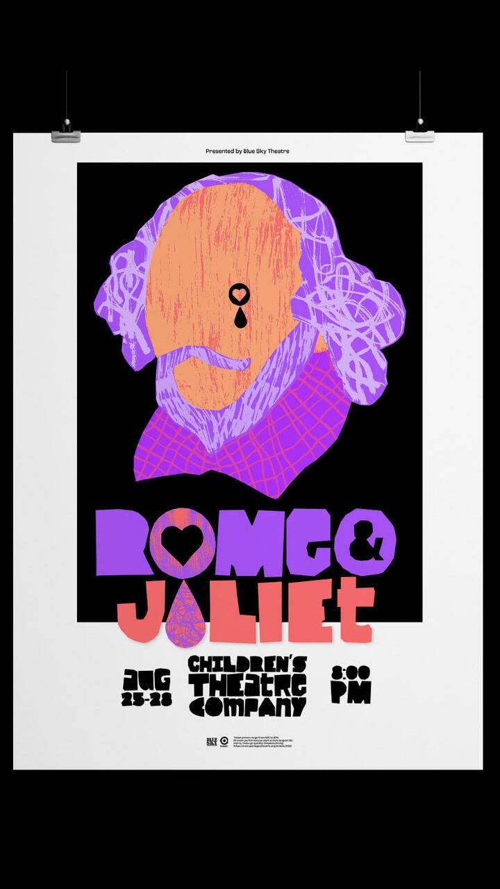 Romeo and Juliet Graphic Design Poster