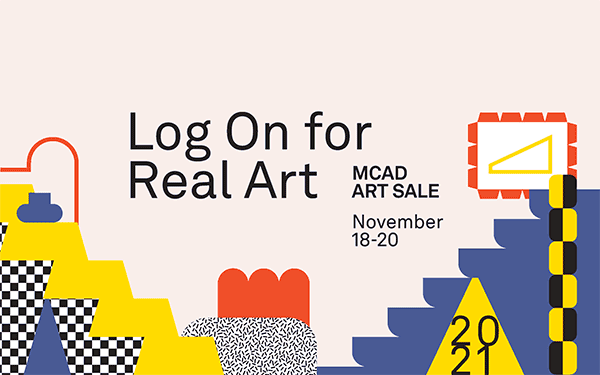 Art Sale Web Header, reads Log on for Real Art