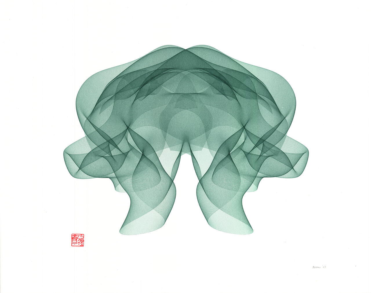 Original drawing by Roman Verostko
