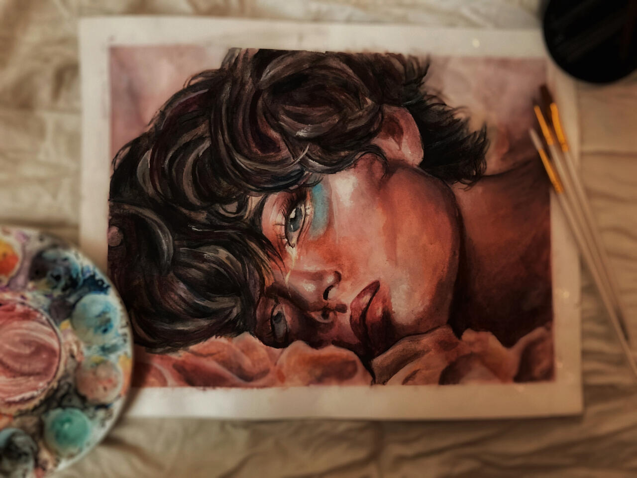 Watercolor portrait