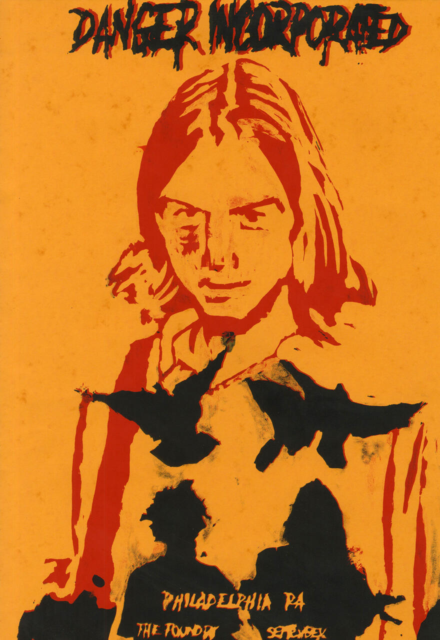 Danger Incorporated screenprinted poster