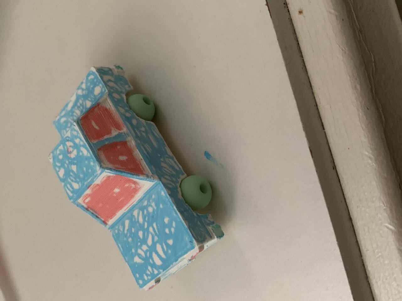 3D printed car by Tamisha Castro