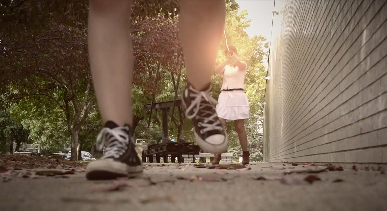 Cheaters film still by Mary Eisbrenner, Ani Jamison, Adrienne Kaffenberger, and Sophya Zangri