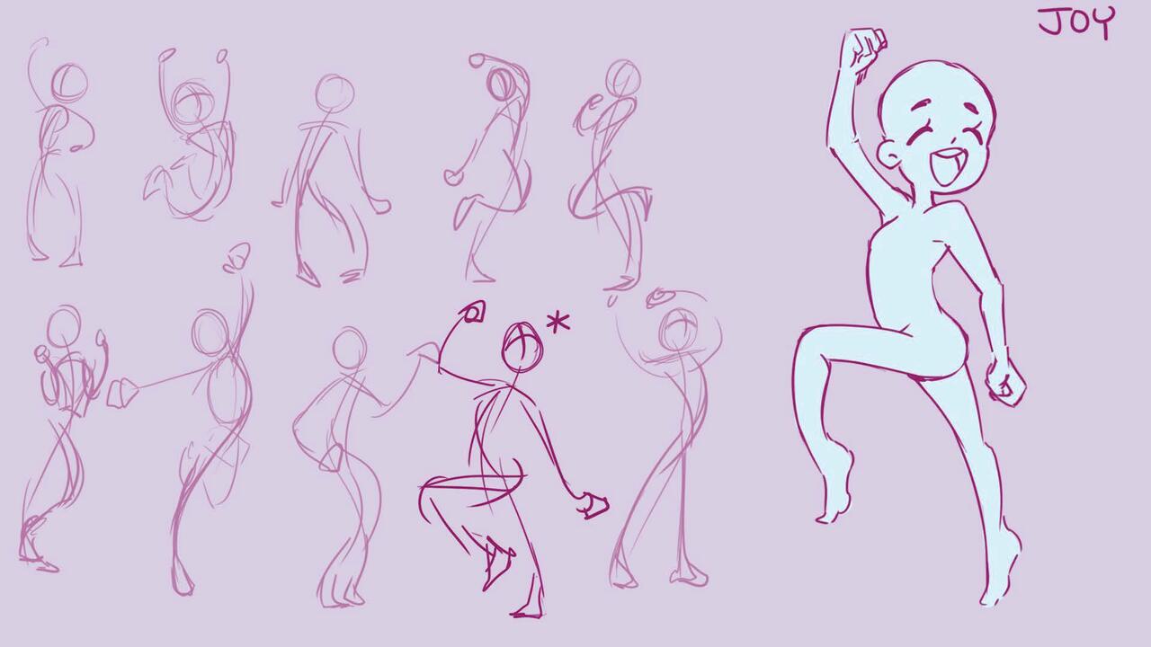 Six Emotion Pose