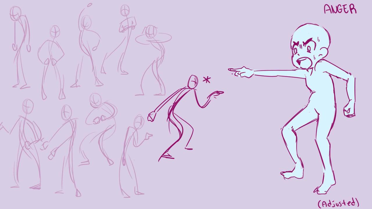 Six Emotion Pose