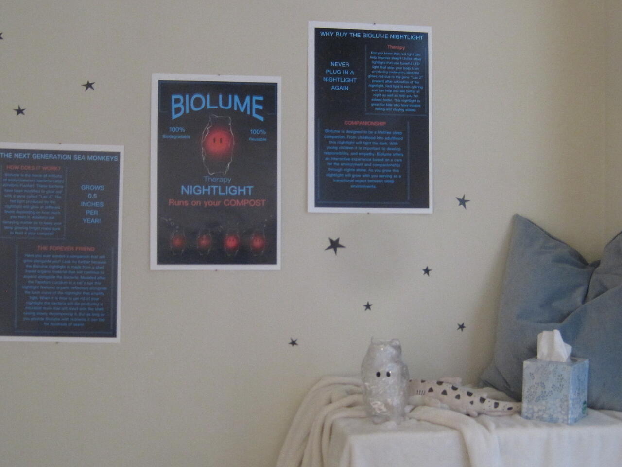 Biolume Therapy Nightlight exhibition by Nori Donais