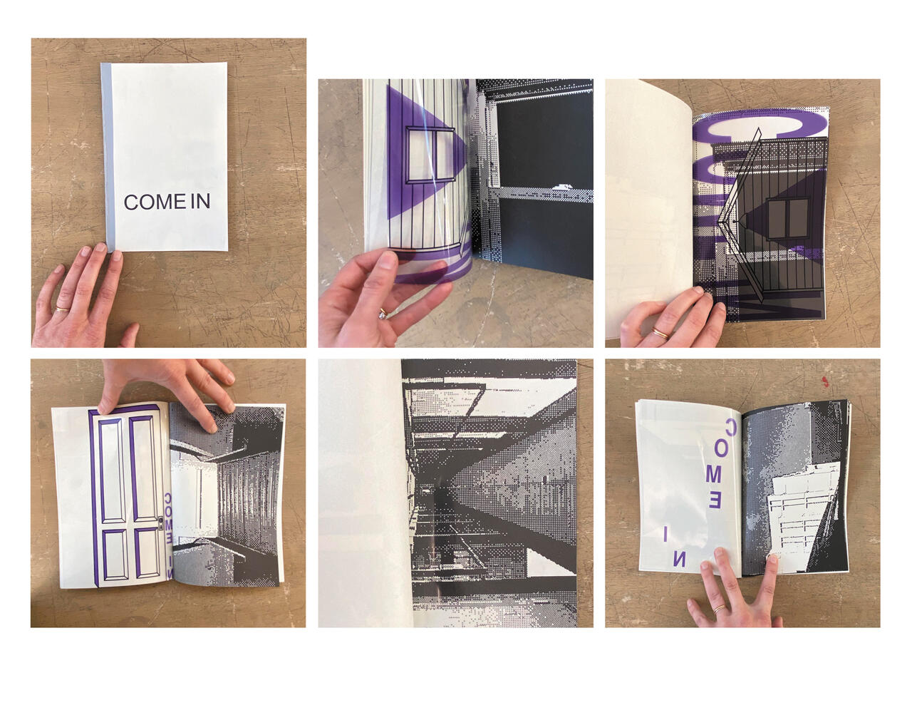 Come In 2D zine by Lou Faris