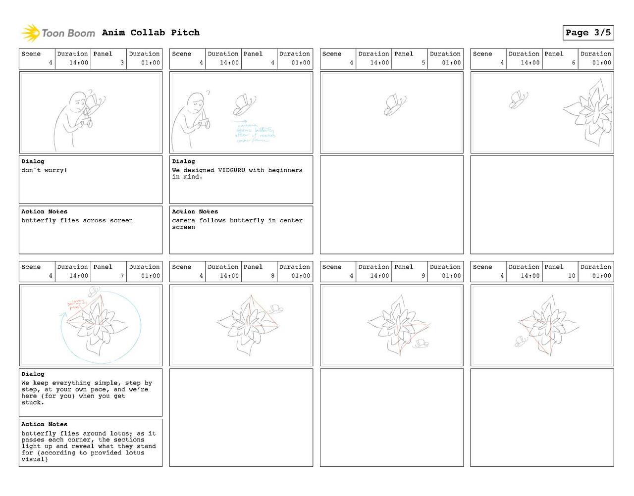 Initial Pitch Project Storyboard
