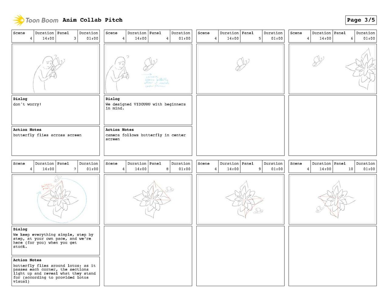 Initial Pitch Project Storyboard