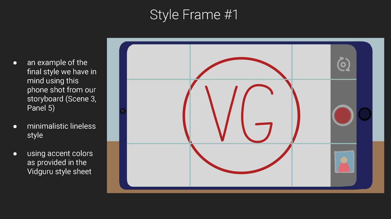 Initial Pitch Project Styleframe