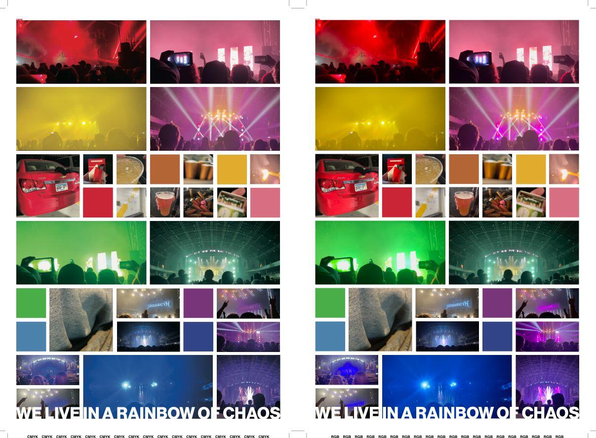 Double Rainbow graphic poster by Hallie Holtz