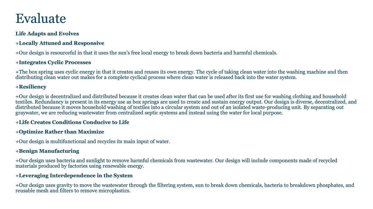 Happy Water Washer sustainable design presentation