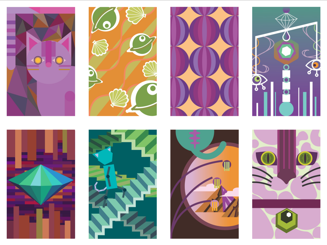 Project 3 mini zine graphics by Anri Hino