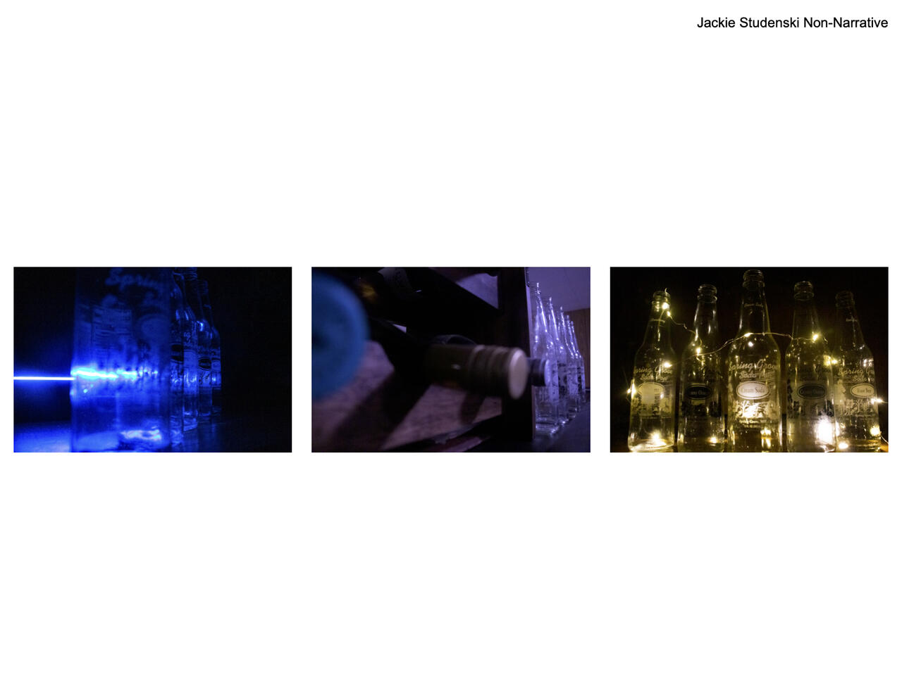 Non-Narrative photo sequence by Jackie Studenski