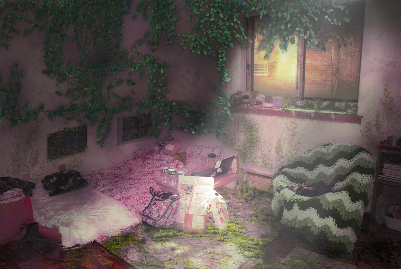 Project 2 collaged environment by Tru Le
