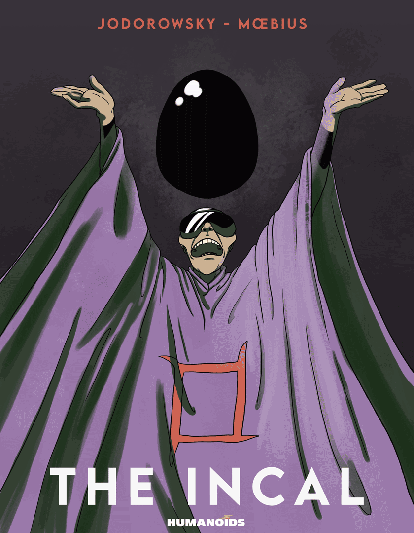 The Incal animated book cover by Kenzie Lindow