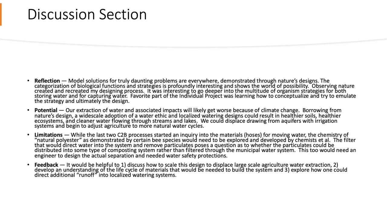 Localized Watering System Design Project presentation by Heather Cusick