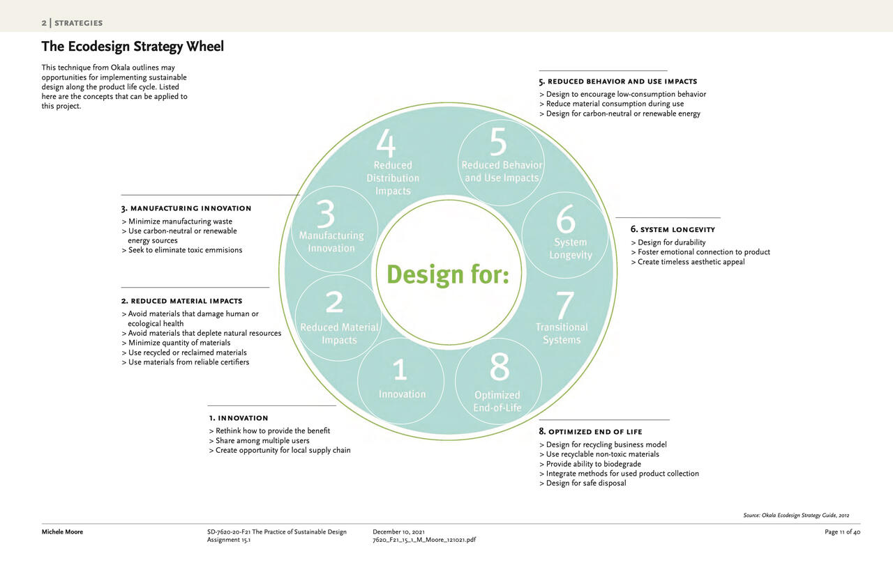 Project: Sustainable Metro Events by Michele Moore