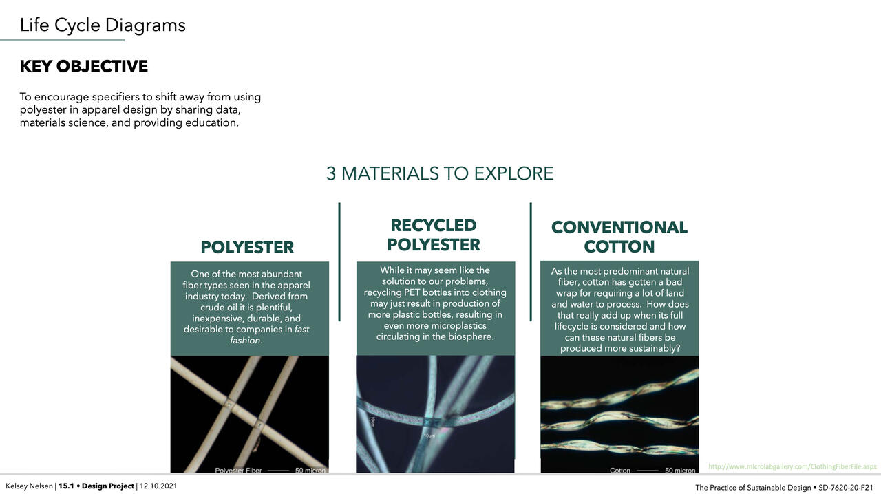 Synthetic Fibers in the Apparel Industry presentation by Kelsey Nelsen