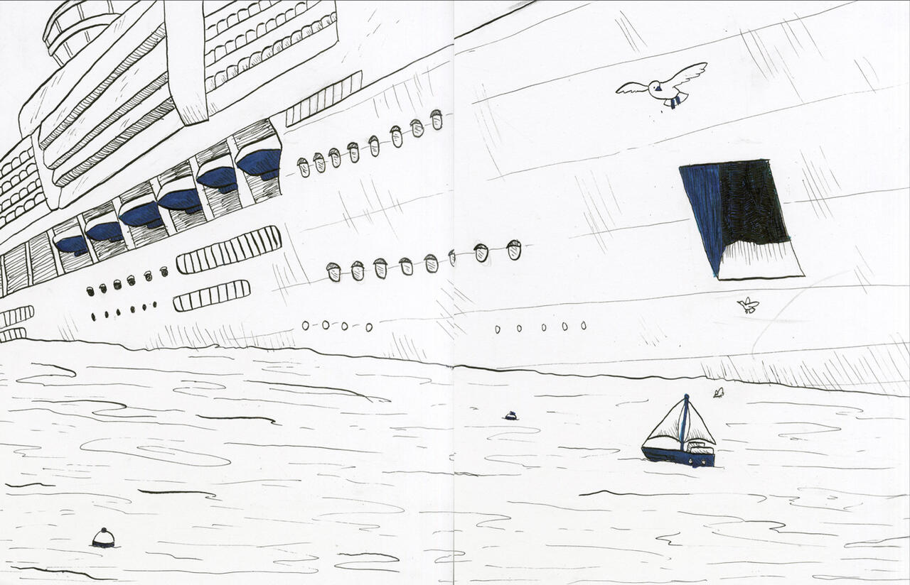 Sail illustration series by Douglas Thoms