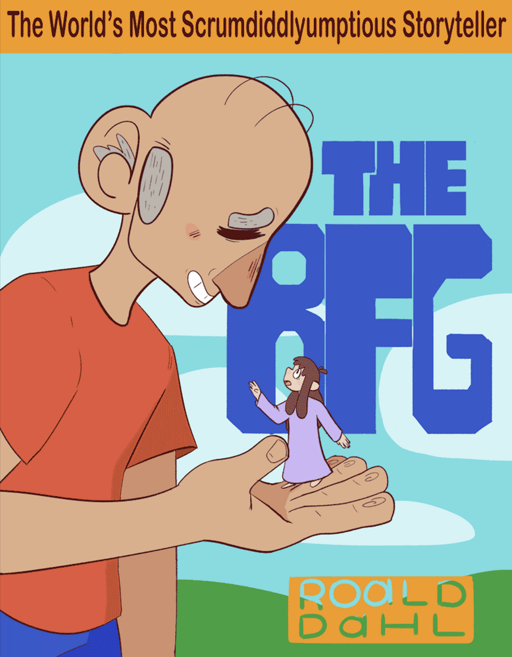 The BFG animated book cover by Cloe Nemec