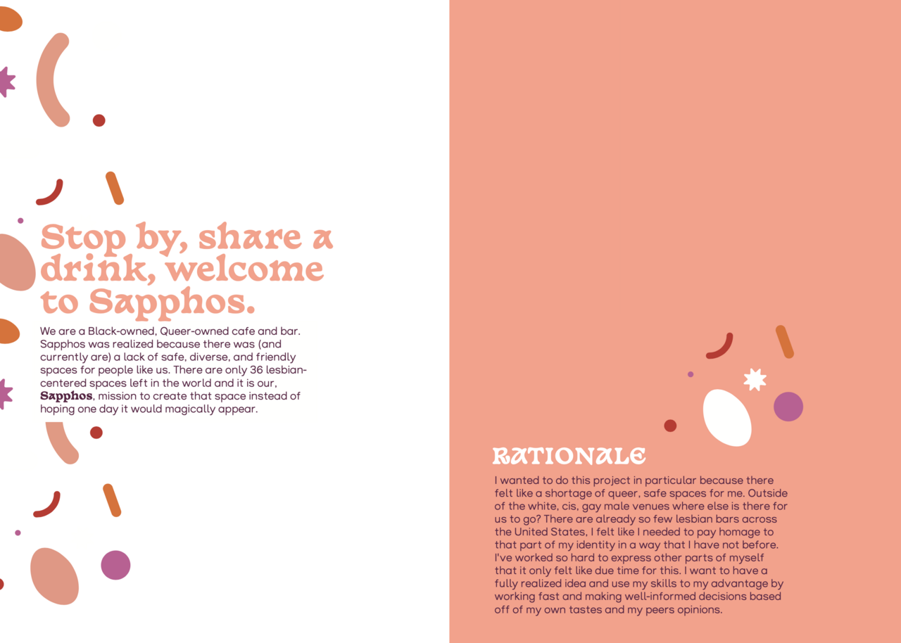 Sapphos coffee brand identity designed by Kalalyna Murphy