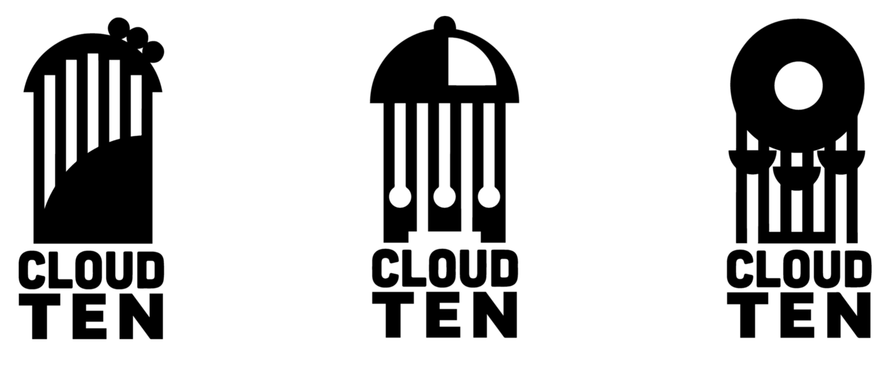 Cloud Ten logo and branding design by Erica Williams